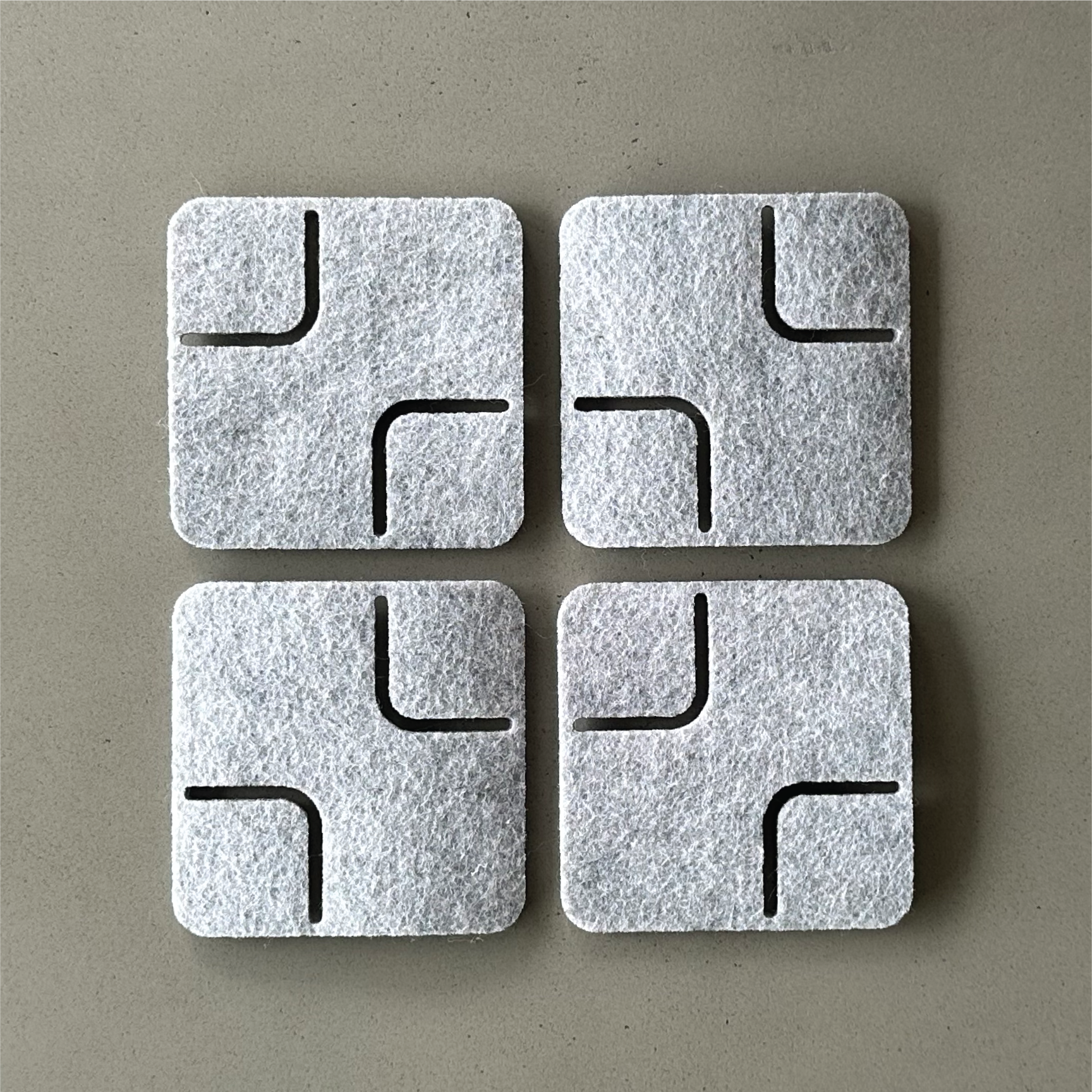 RECTANGLE Coasters - set of 4