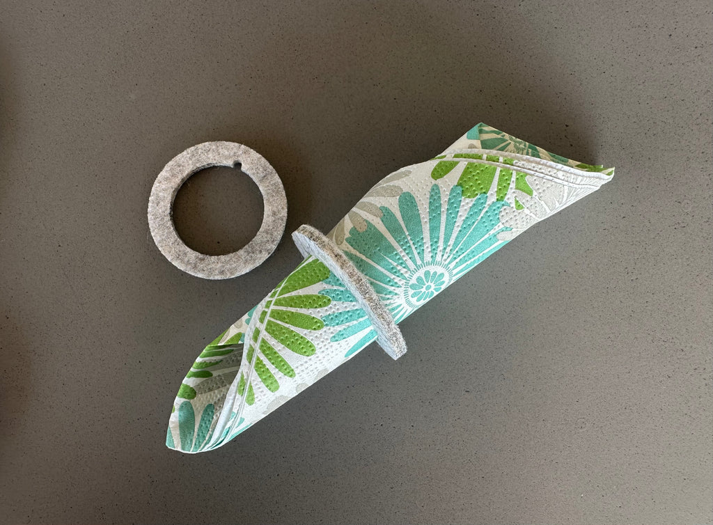 Napkin rings - set of 6 - mixed colors