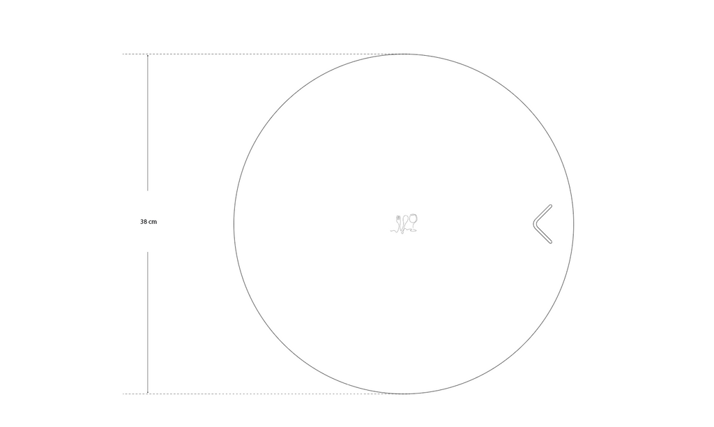 ROUND Placemats - set of 2