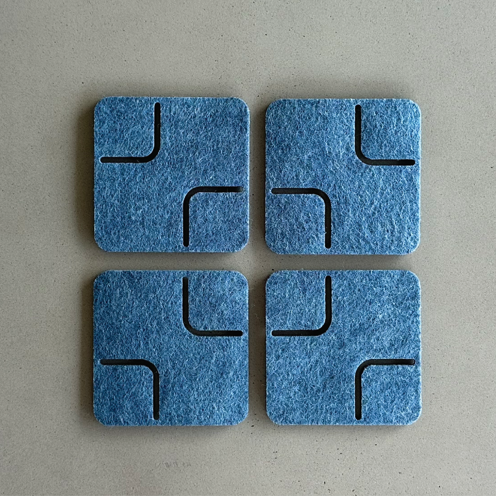 RECTANGLE Coasters - set of 4