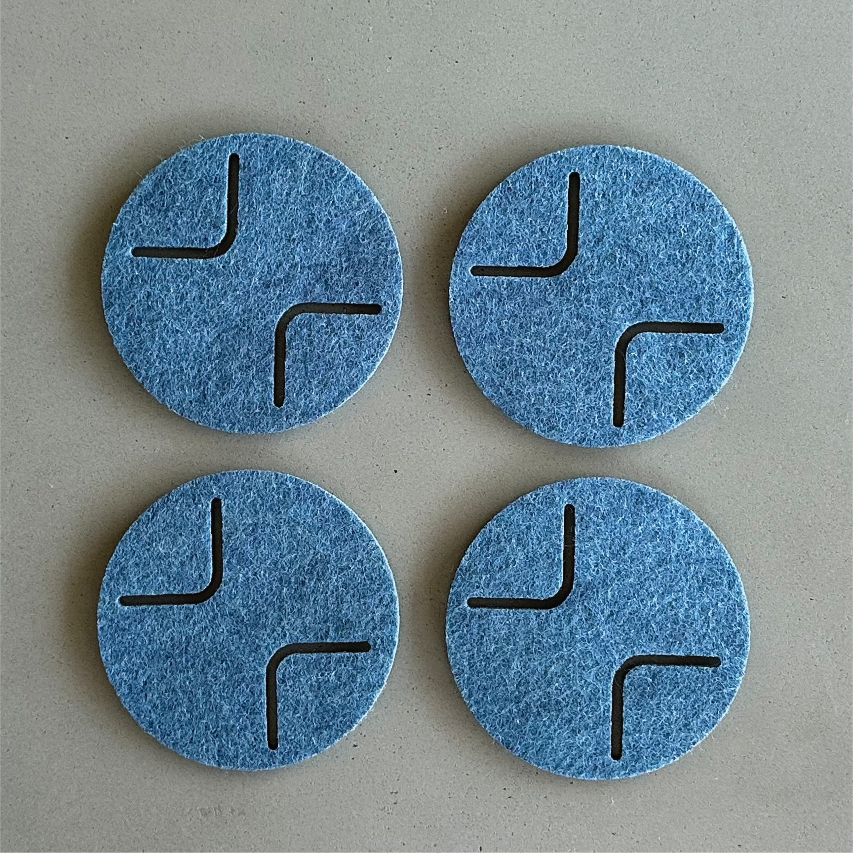 ROUND Coasters - set of 4