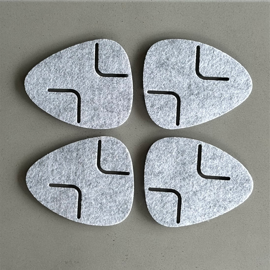 PEBBLE Coasters - set of 4