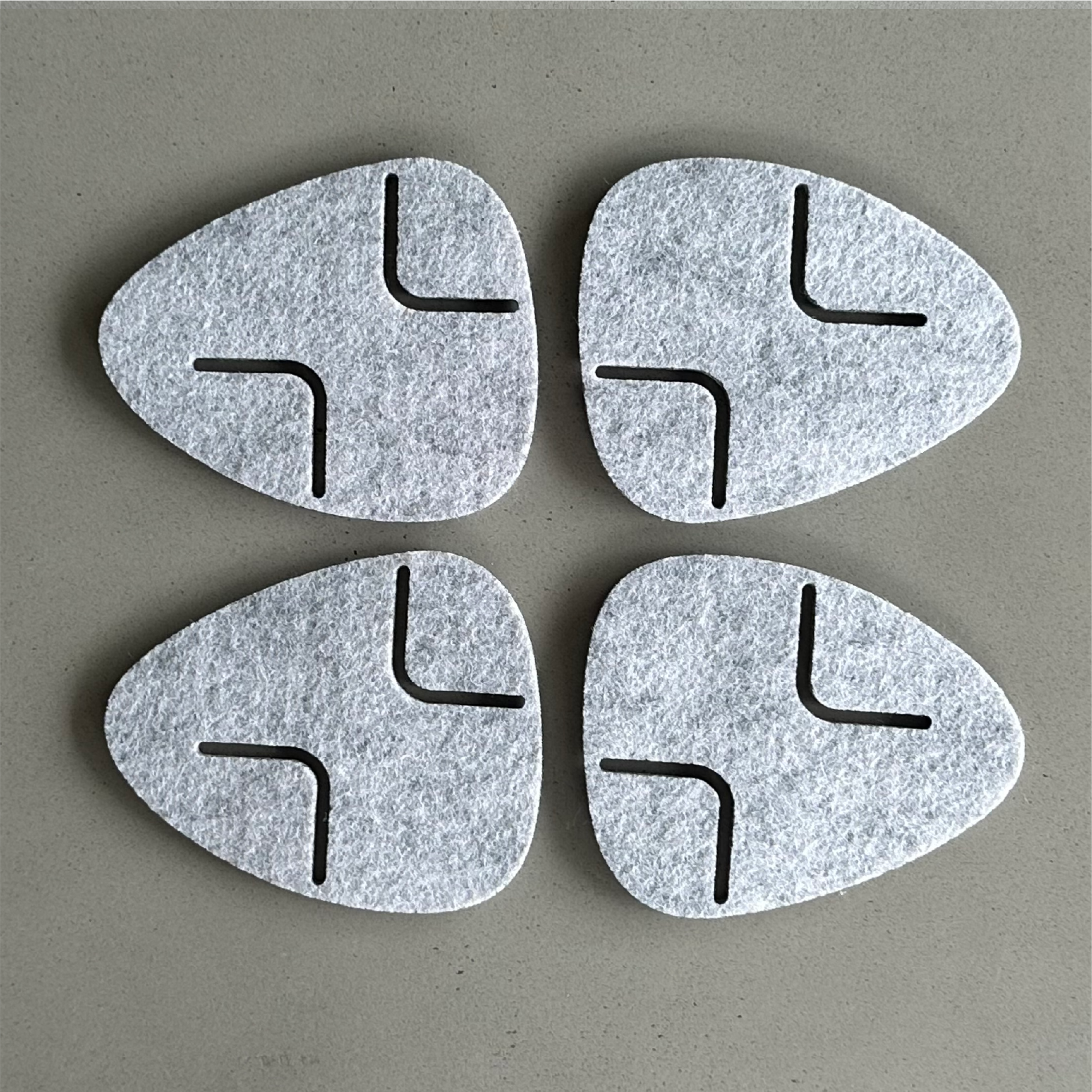 PEBBLE Coasters - set of 4