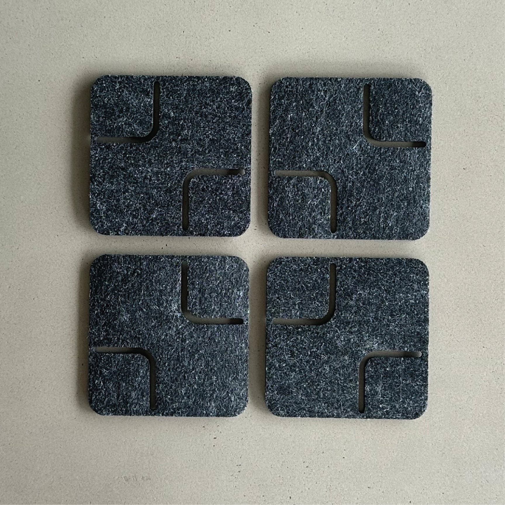 RECTANGLE Coasters - set of 4