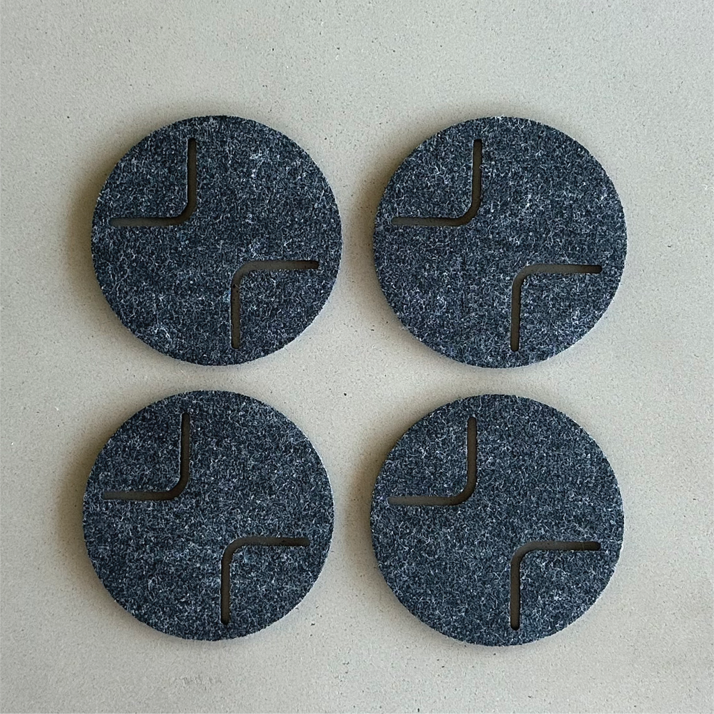 ROUND Coasters - set of 4