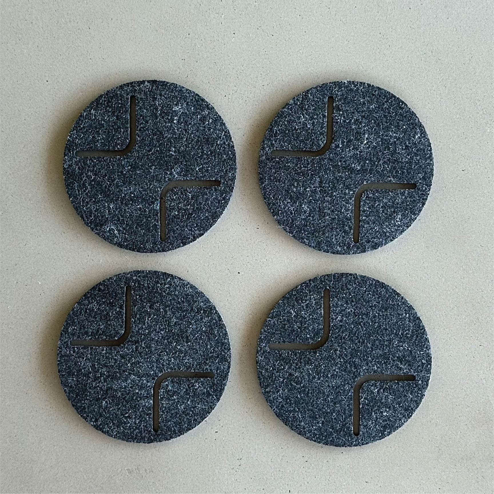 ROUND Coasters - set of 4