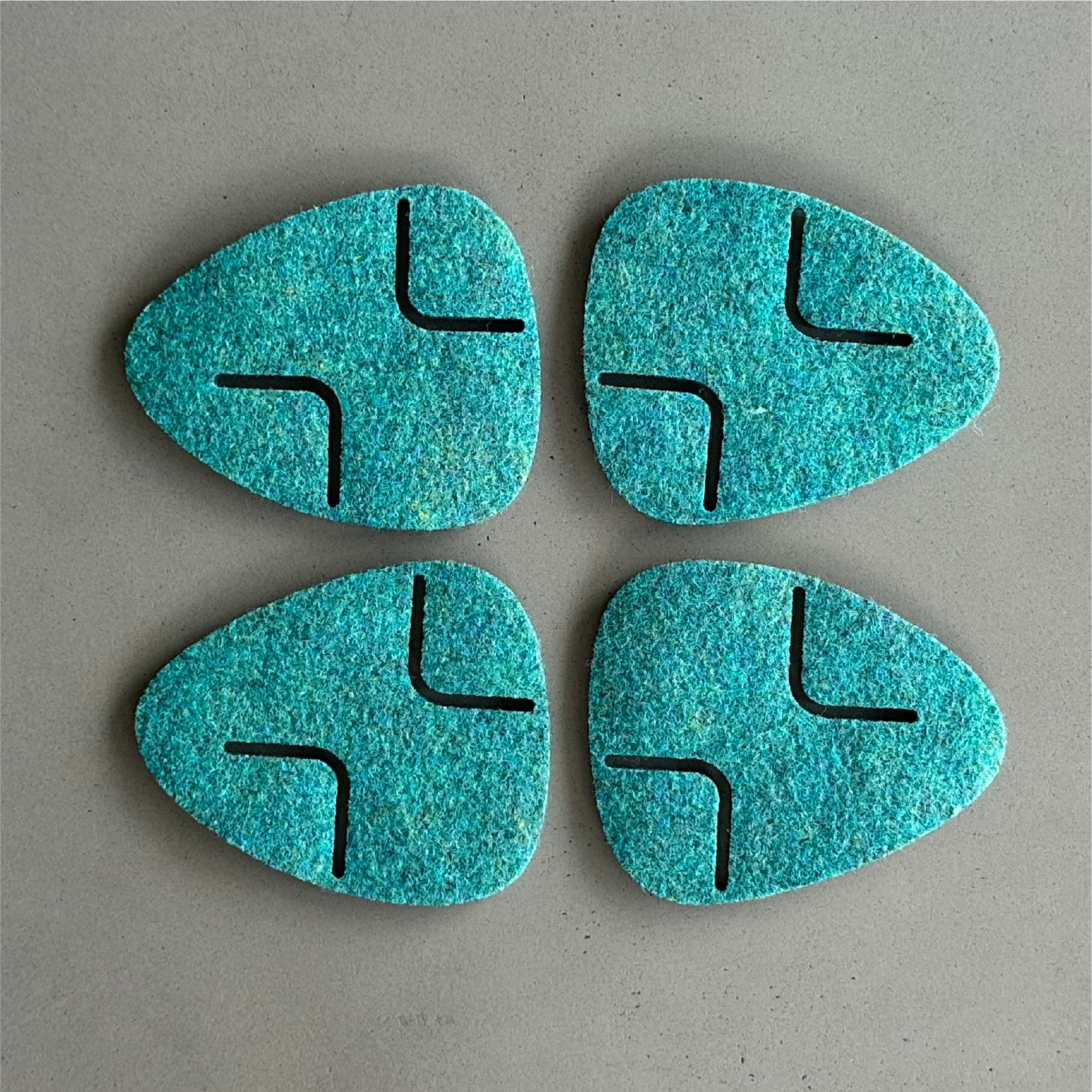PEBBLE Coasters - set of 4