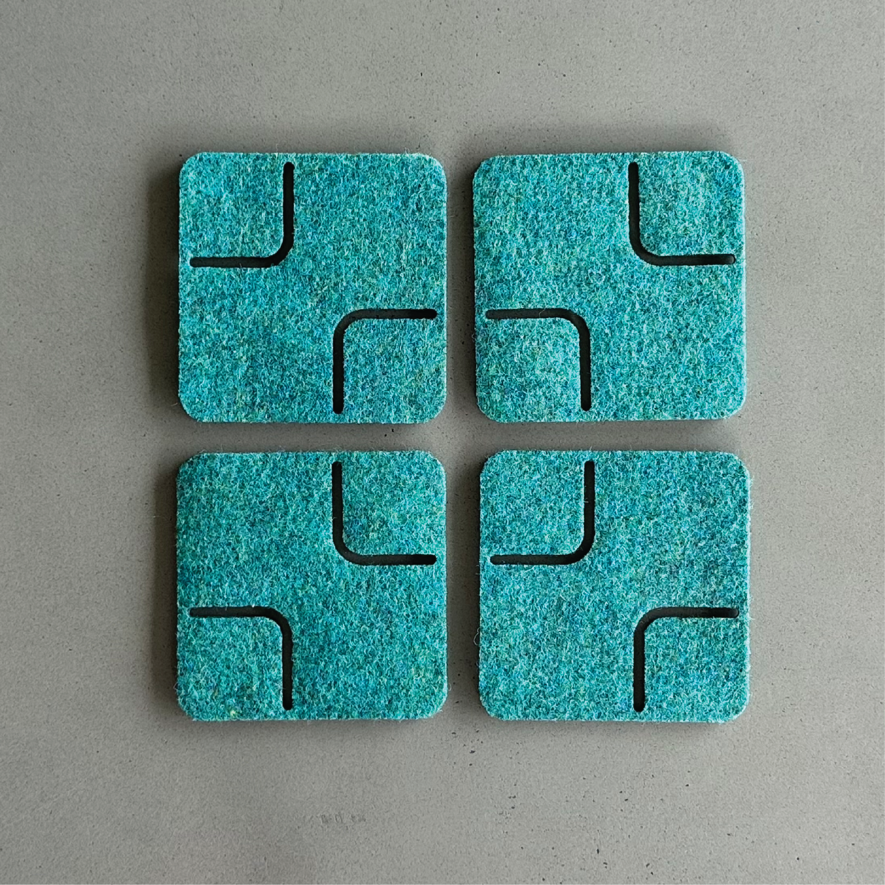 RECTANGLE Coasters - set of 4