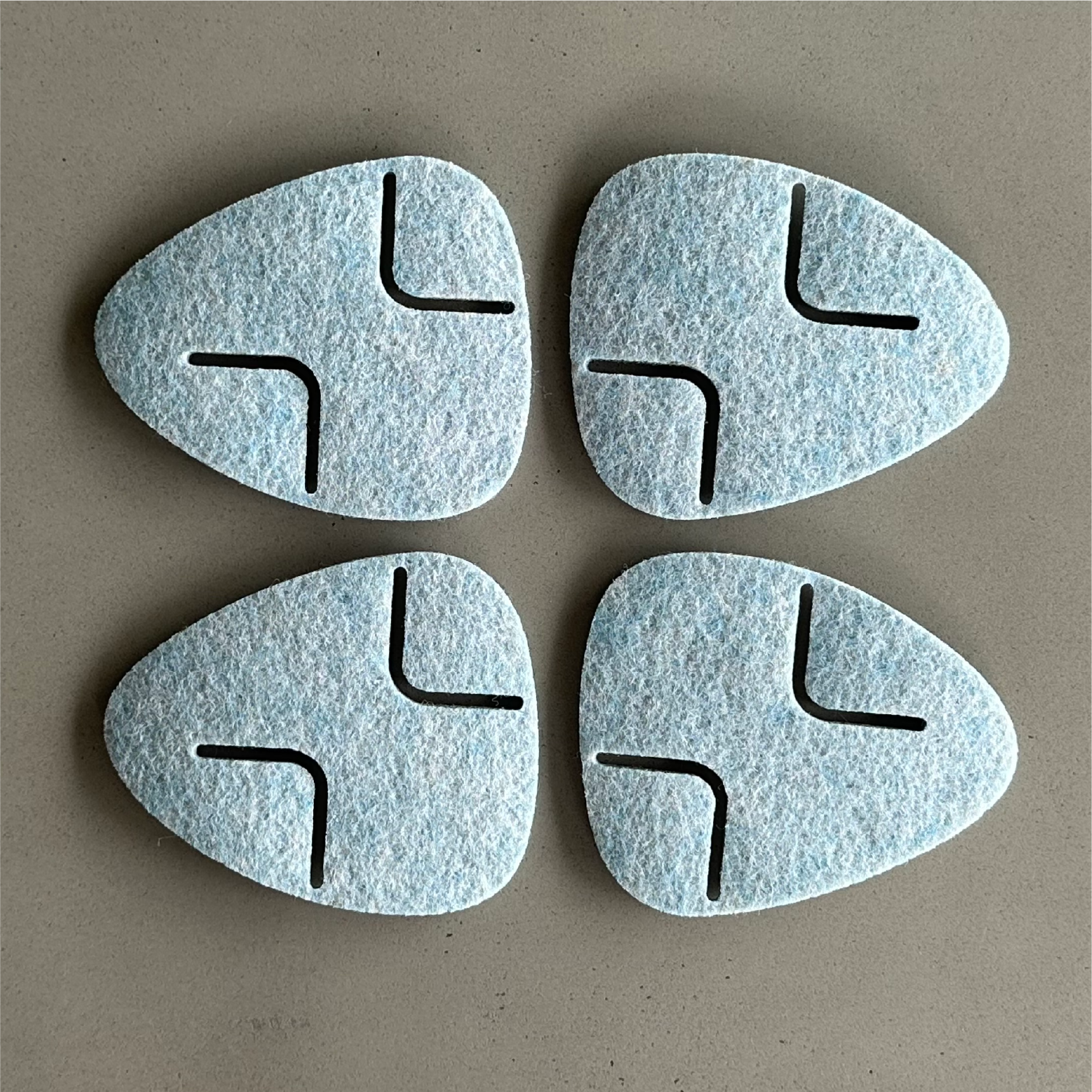 PEBBLE Coasters - set of 4