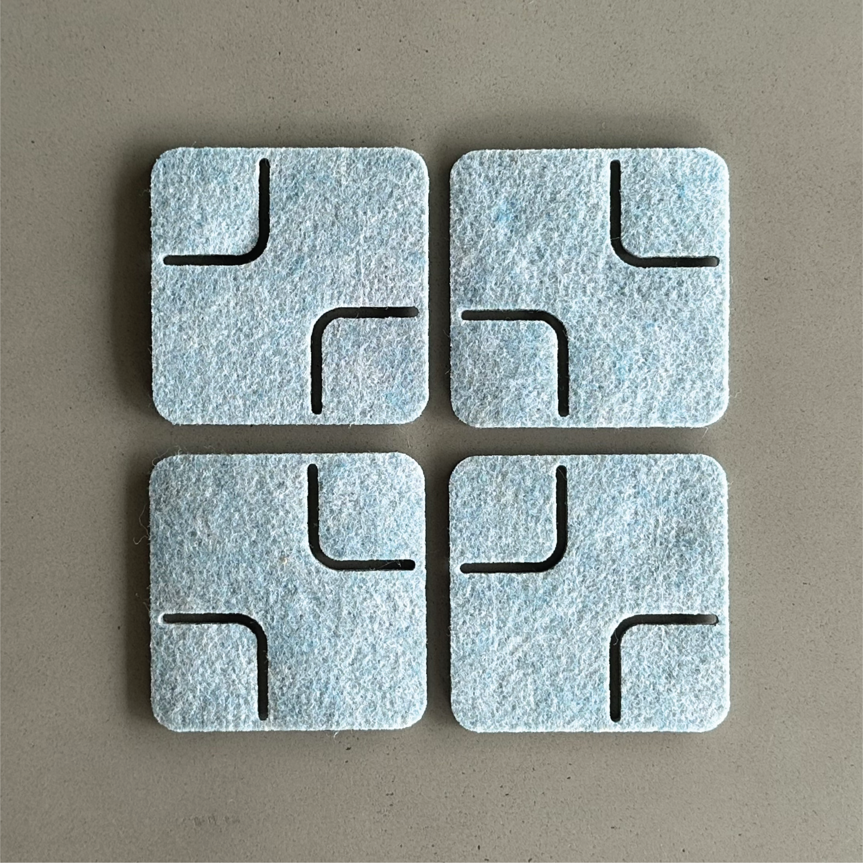 RECTANGLE Coasters - set of 4