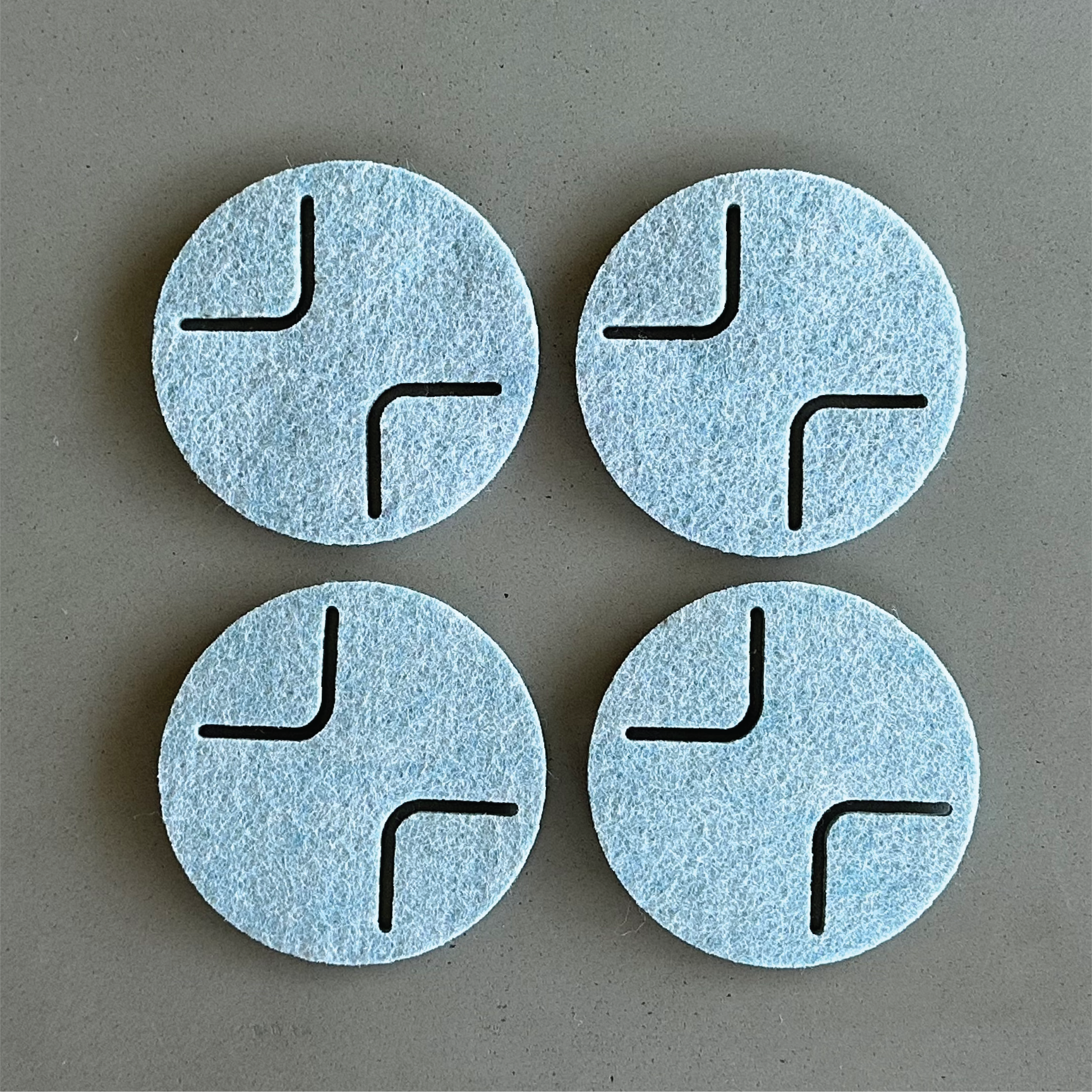 ROUND Coasters - set of 4