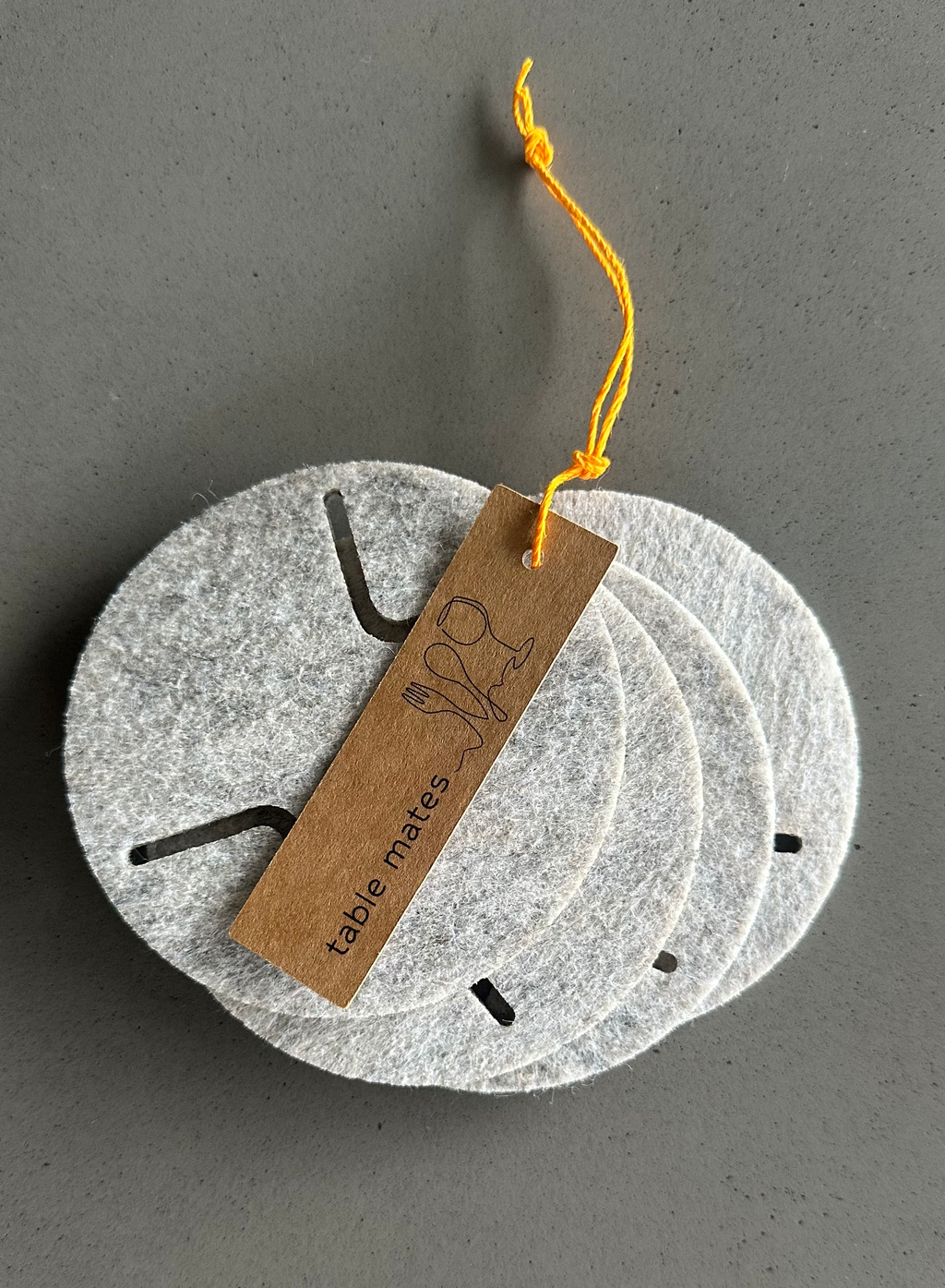 ROUND Coasters - set of 4