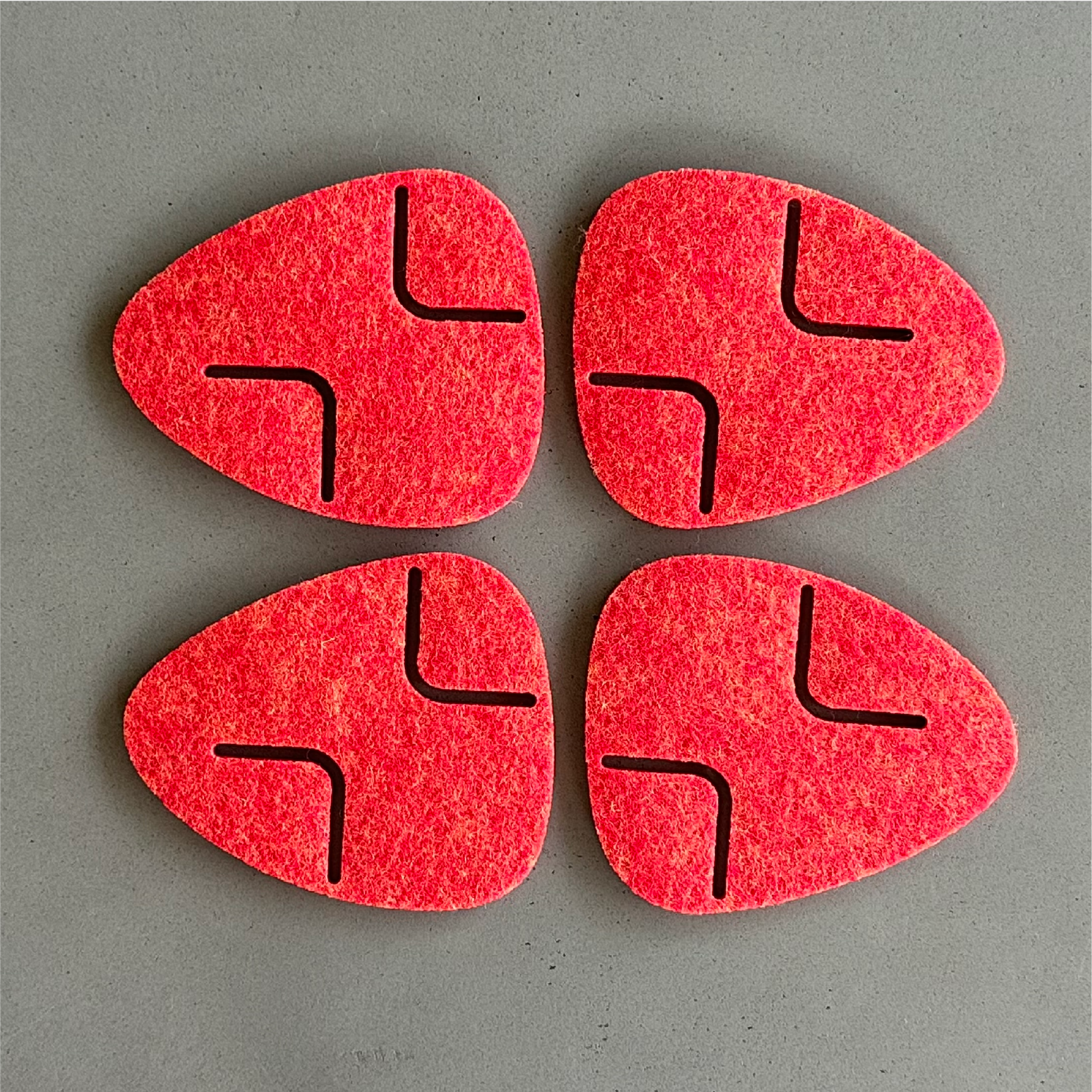 PEBBLE Coasters - set of 4