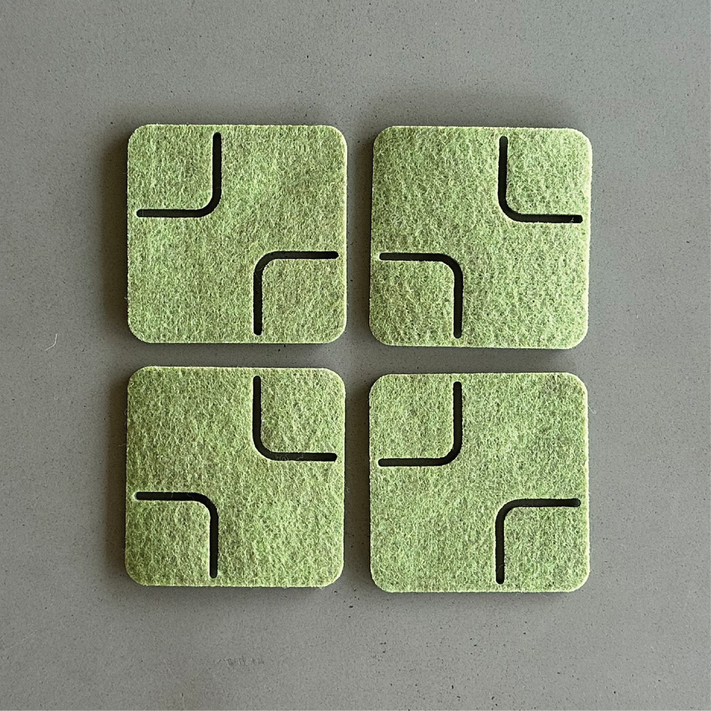 RECTANGLE Coasters - set of 4