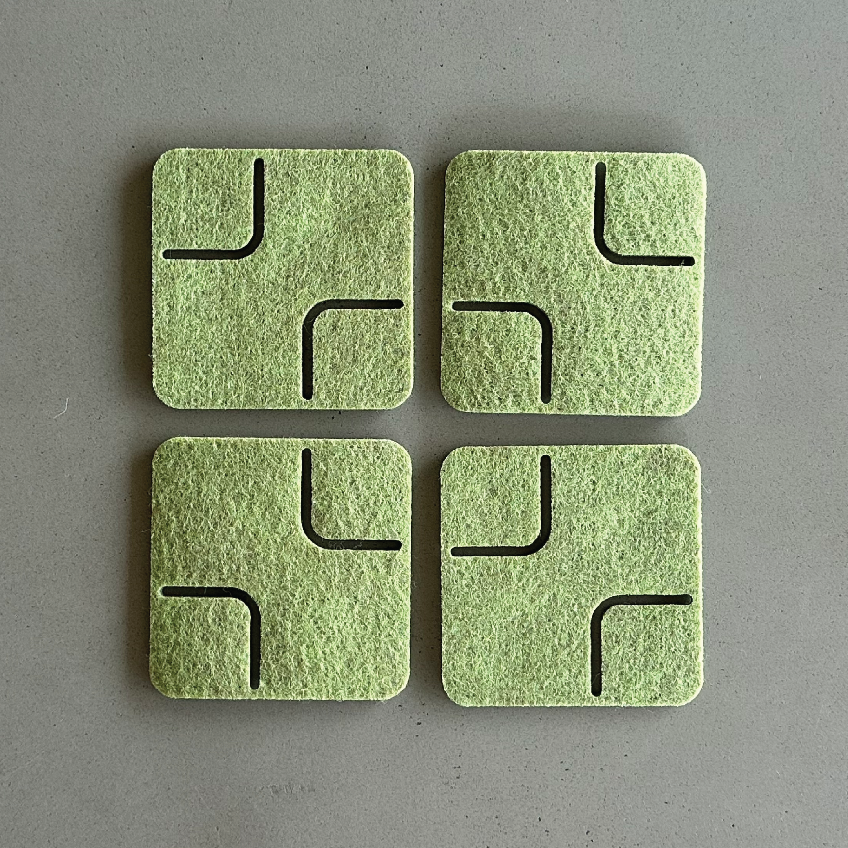 RECTANGLE Coasters - set of 4