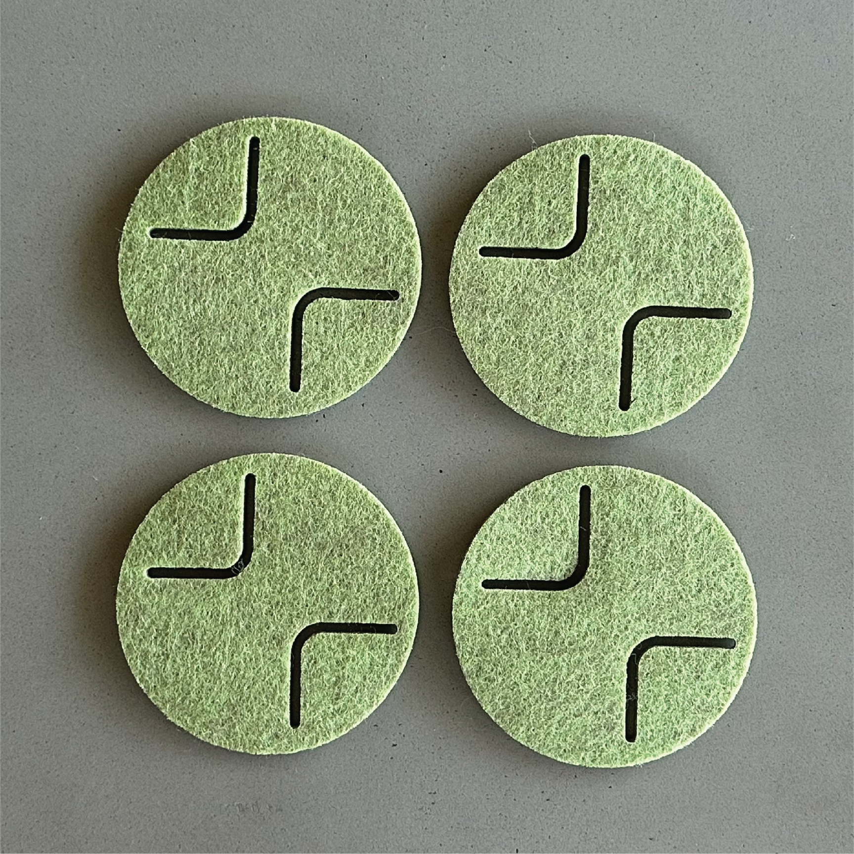 ROUND Coasters - set of 4