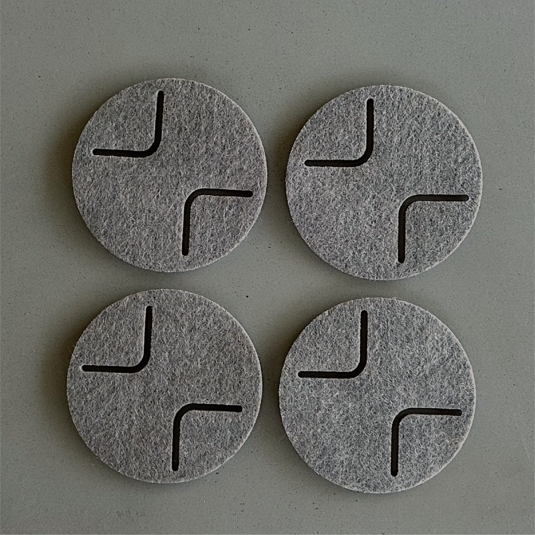 ROUND Coasters - set of 4