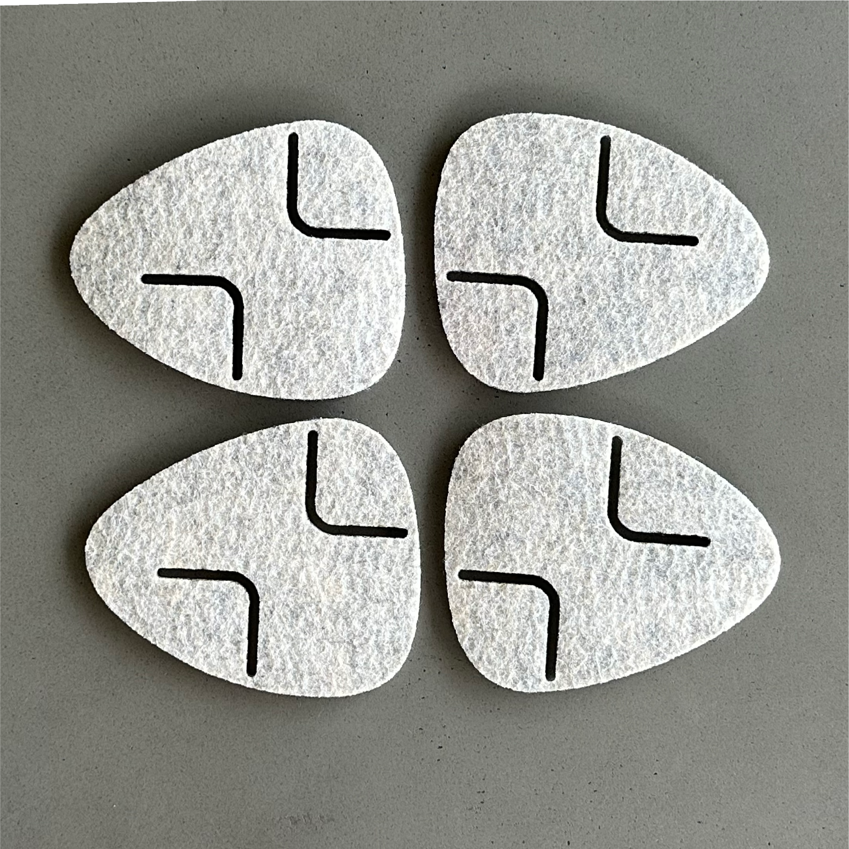 PEBBLE Coasters - set of 4