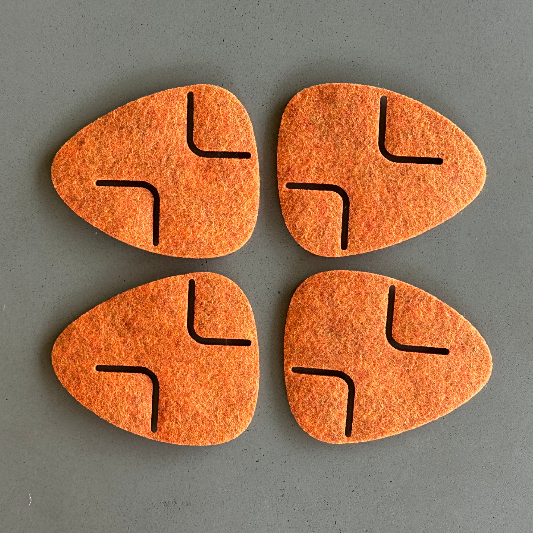 PEBBLE Coasters - set of 4